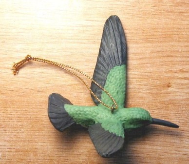 SEFWC109 - Fisher Wildlife Bird Ornaments Hummingbird