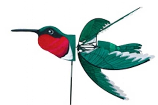 PD25111 - Premier Designs Wind Garden Ruby Throated Hummingbird Spinner