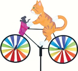 PD26853 - Premier Designs Wind Garden 20 inch Kitty Bicycle Spinner