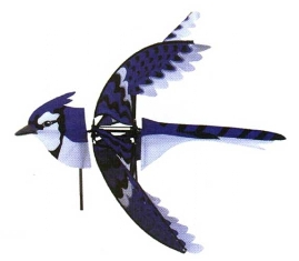 PD25125 - Premier Designs Wind Garden Eastern Blue Jay Spinner