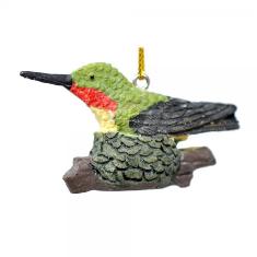 SEFWC145 - Fisher Wildlife Bird Ornaments Hummingbird & Nest