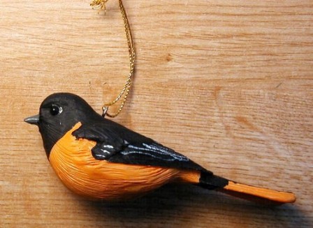 SEFWC105 - Fisher Wildlife Bird Ornaments Oriole