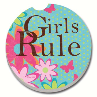 CART11033 - Girls Rule Car Coaster