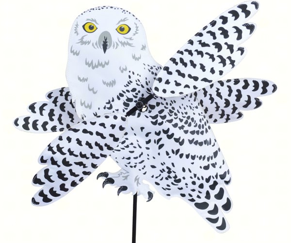 PD21901 - Snowy Owl Whirligig Spinner