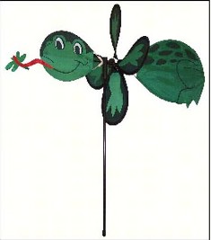 ITB2844 - Flying Bug Wind & Garden Spinners Froggy by In The Breeze