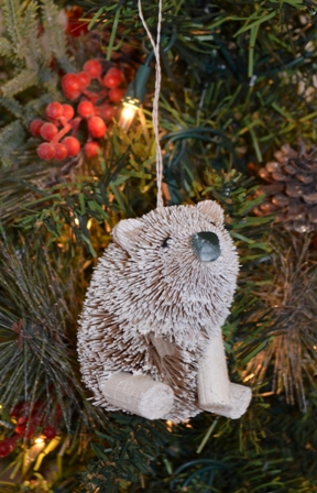 BRUSHOR16F - BrushArt Ornament, Eco-Friendly, Buri Posable, Bear Polar Frosted