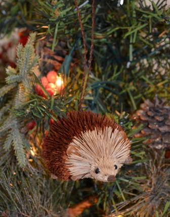 BRUSHOR11 - BrushArt Ornament, Eco-Friendly, Buri Posable, Hedgehog Animal