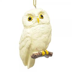 SEFWC134A - Fisher Wildlife Bird Ornaments Snowy Owl