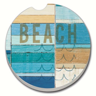 CART08892 - Beachscape Car Coaster