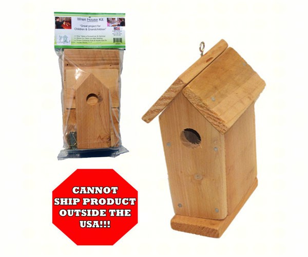 Cedar Wren Bird House Kit sesc00607