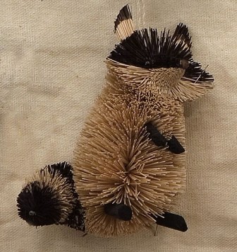 BRUSHOR38 - BrushArt Ornament, Eco-Friendly, Buri Posable, Raccoon Animal
