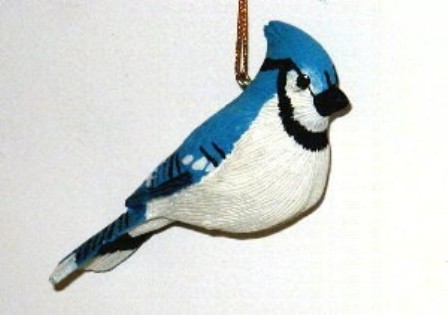 SEFWC106 - Fisher Wildlife Bird Ornaments Blue Jay