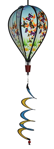 ITBAV1052 - In The Breeze Wind & Garden Spinners Butterfly Swarm Hot Air Balloon