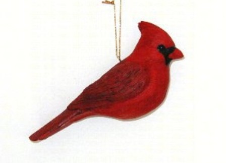 SEFWC100 - Fisher Wildlife Bird Ornaments Cardinal