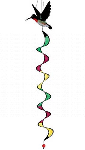 PD23151 - Flying Bird Wind Spinners Ruby Throated Hummingbird Twister by Premier Designs