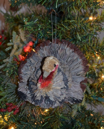 BRUSHOR103 - BrushArt Ornament, Eco-Friendly, Buri Posable, Turkey Animal