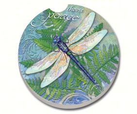 CART11316 - Dragonfly Inspiration Car Coaster
