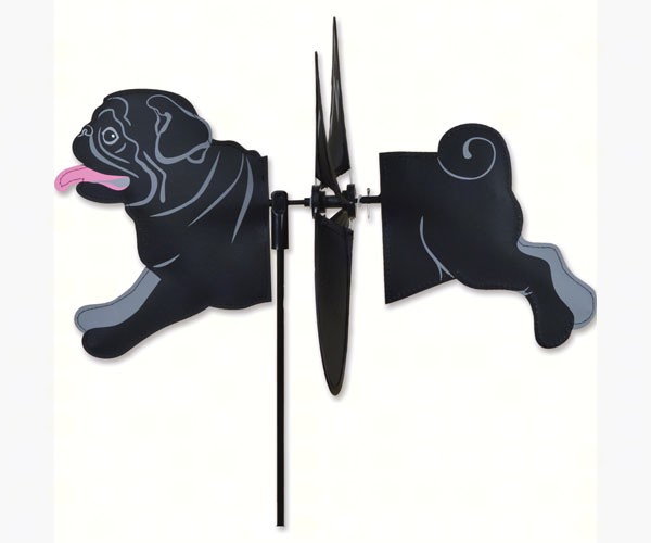 PD25082 - Black Pug Petite Spinner