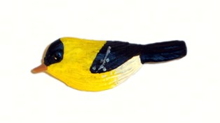 SEFWC012 - Fisher Wildlife Goldfinch Pin
