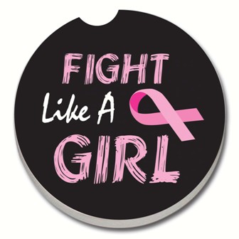 CART17128 - Fight Like A Girl Car Coaster