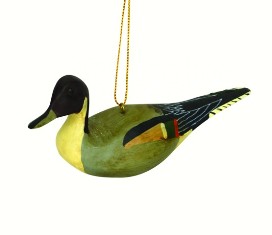 SEFWC167 - Fisher Wildlife Bird Ornaments Pintail Decoy