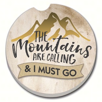 CART08601 - The Mountains are Calling Car Coaster