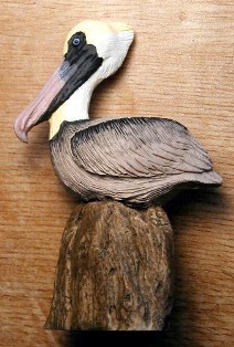 SEFWC132 - Fisher Wildlife Pelican Table Piece