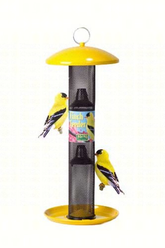 NONOYSSF00346 - No-No Yellow Straight Sided Finch Mesh Feeder